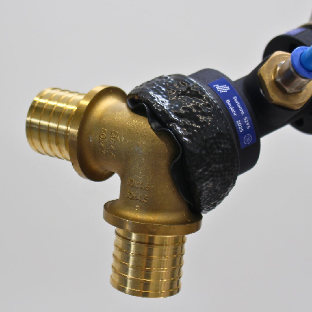 FH-RI8 greift Rohrfitting